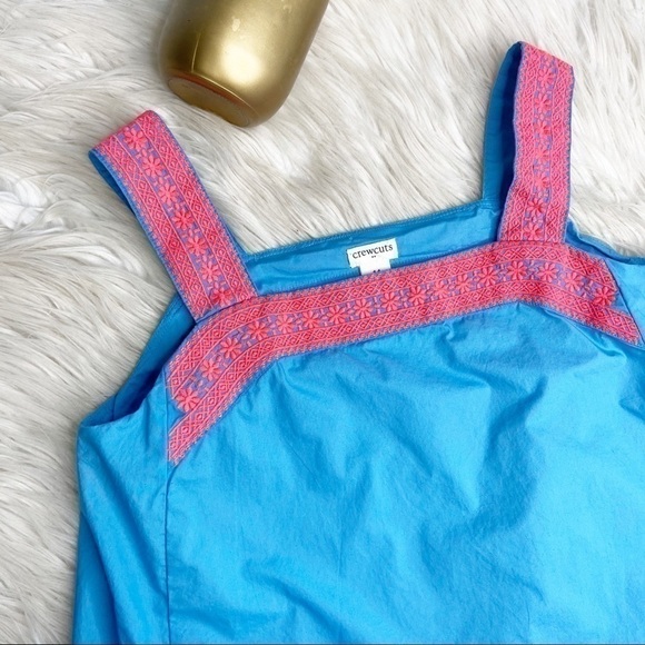 Crewcuts Girl’s Cropped Flare Tank Blouse Girls Sz 14 - Picture 4 of 7